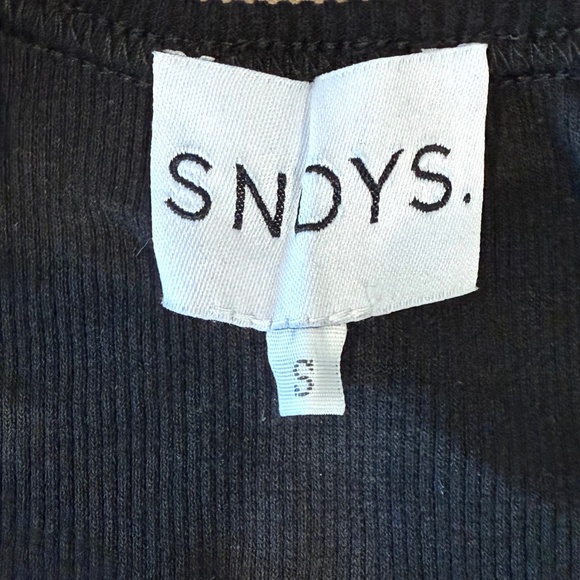 SNDYS X Revolve Black Cropped Tank (Size S) - Picture 6 of 6